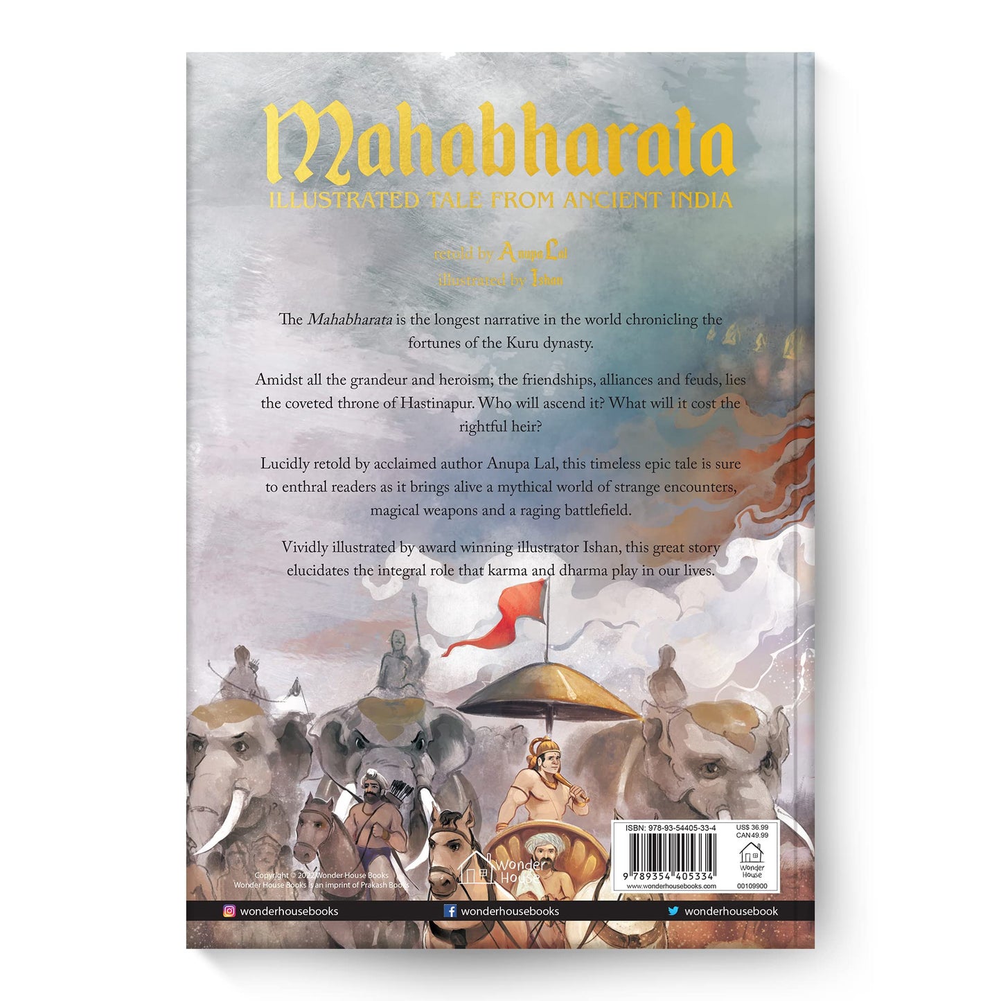 Mahabharata : Illustrated Tales from Ancient India (Deluxe Edition)