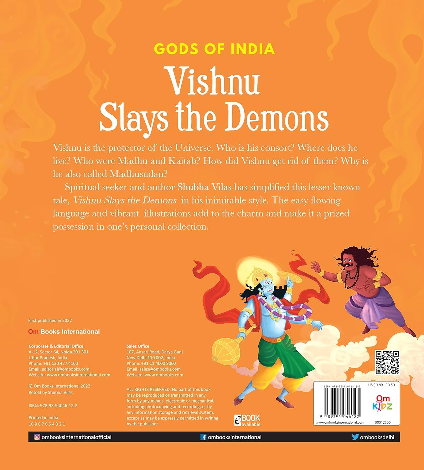 Gods of India - Vishnu Slays the Demons