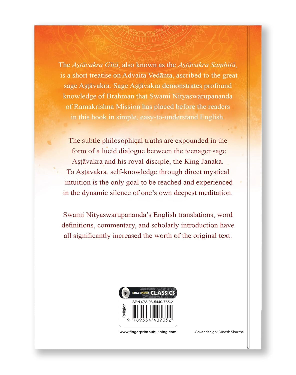 Ashtavakra Gita - Swami Nityaswarupananda