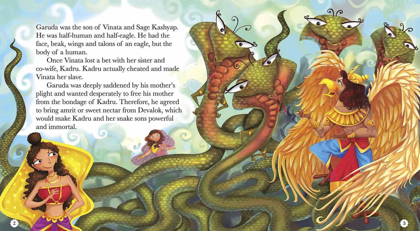 Vehicles of Gods : Vishnu and Garuda the Eagle by Shubha Vilas