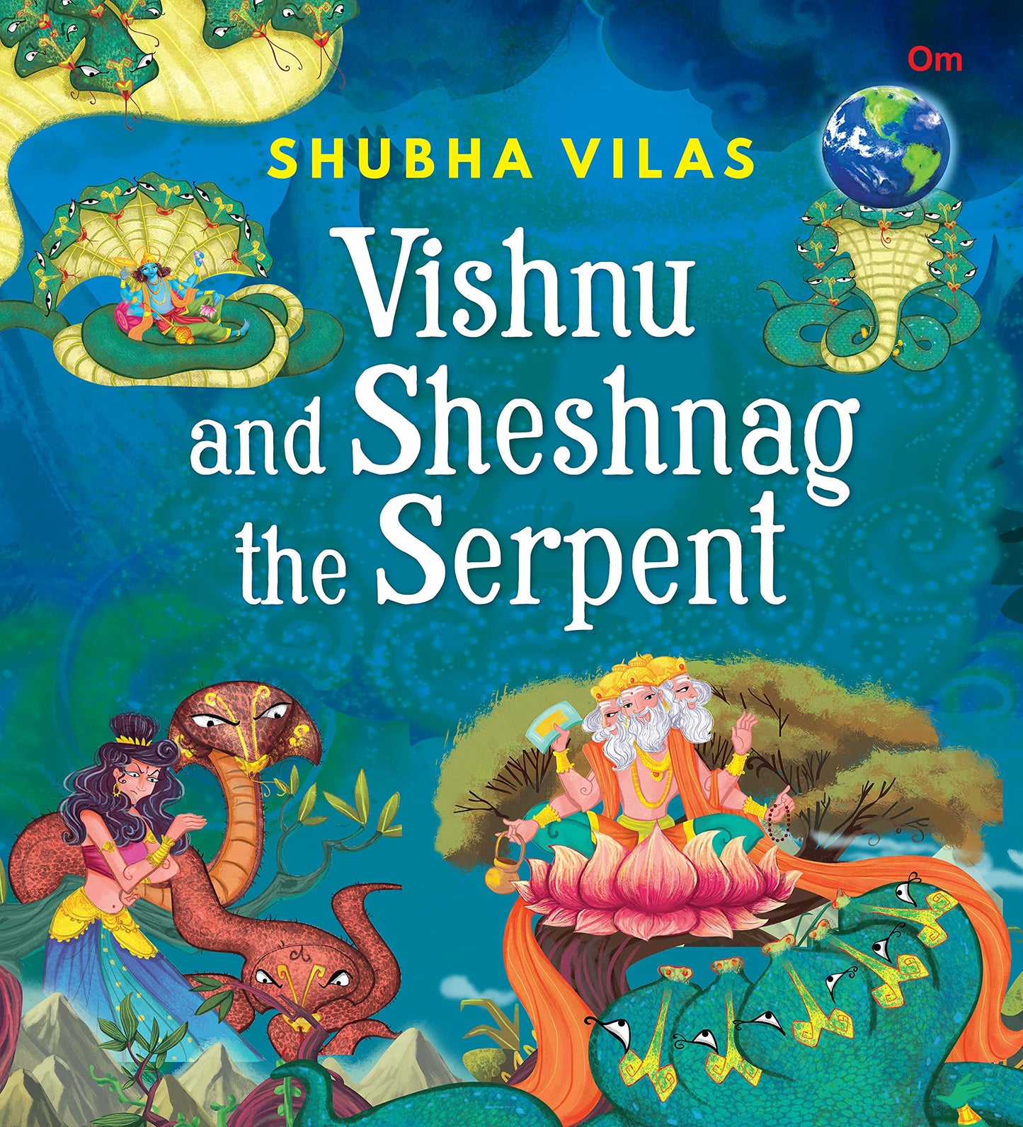 Vehicles of Gods : Vishnu and Sheshnag the Serpent by Shubha Vilas
