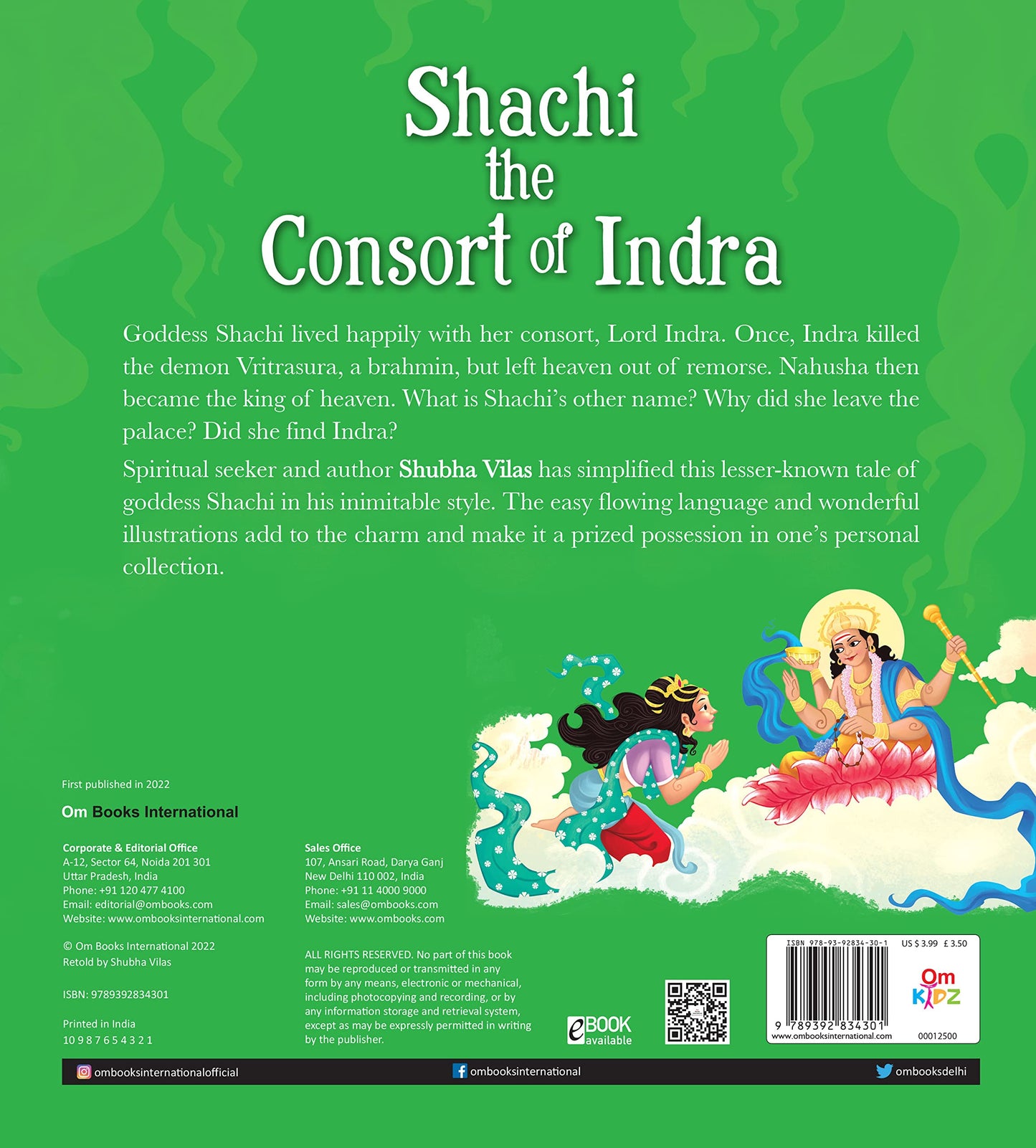 Goddesses of India : Shachi the Consort of Indra by Shubha Vilas