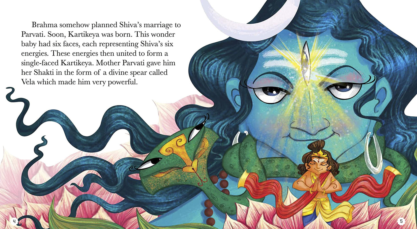 Vehicles of Gods : Kartikeya and Paravani the Peacock By Shubha Vilas