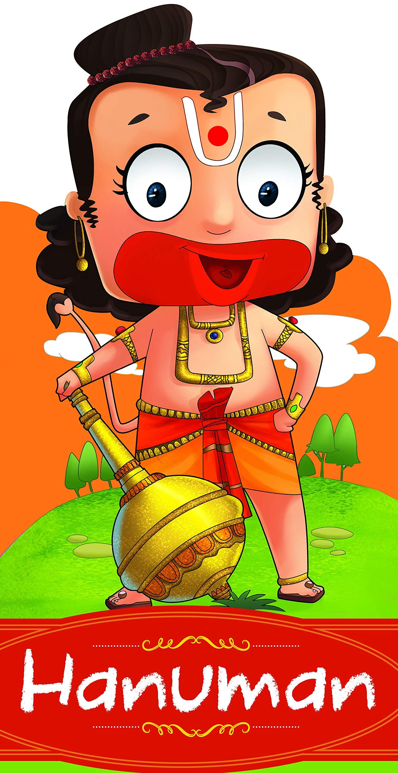 Cutout Book: Hanuman By Om Books