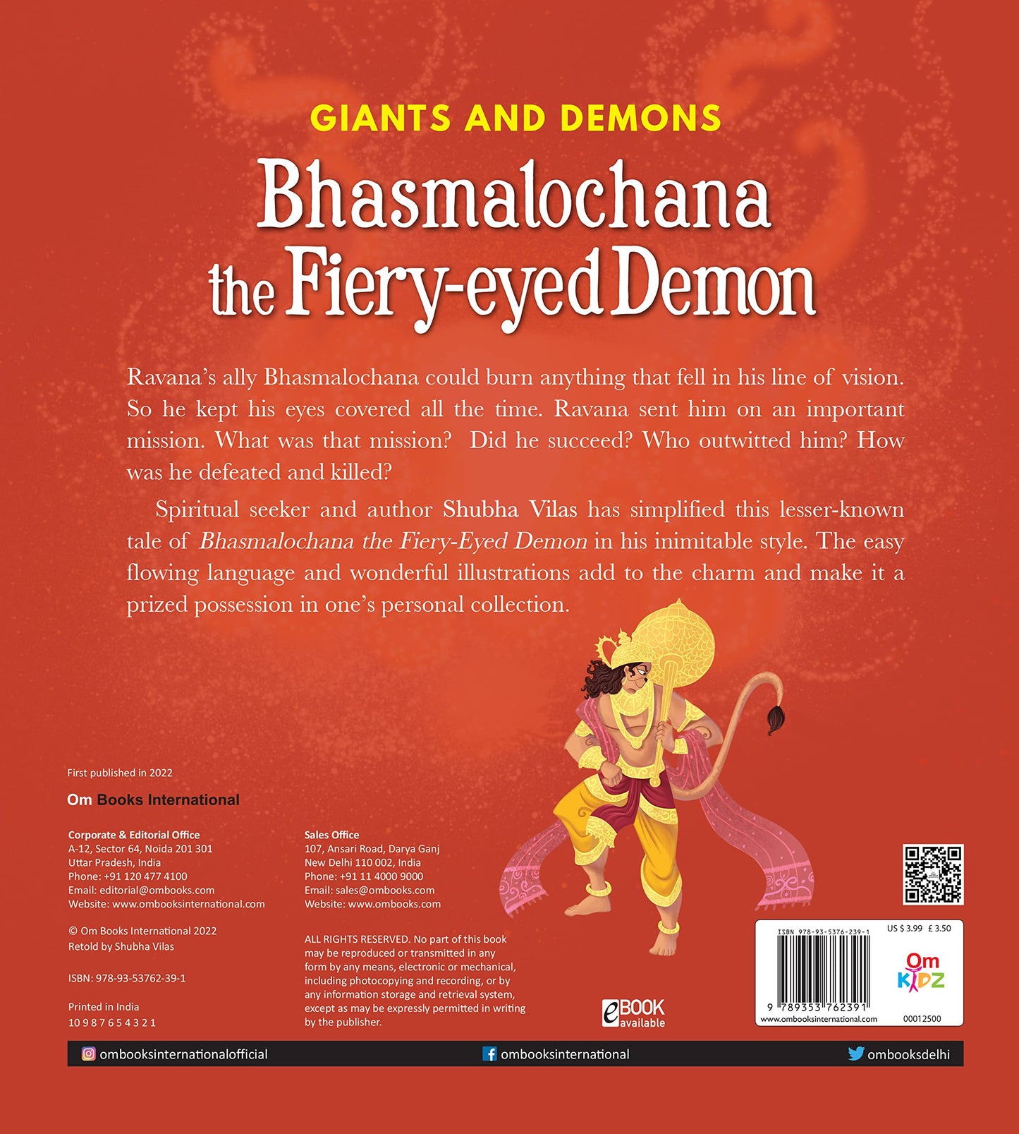 Giants and Demons : Bhasmalochana the Fiery-Eyed Demon by Shubha Vilas