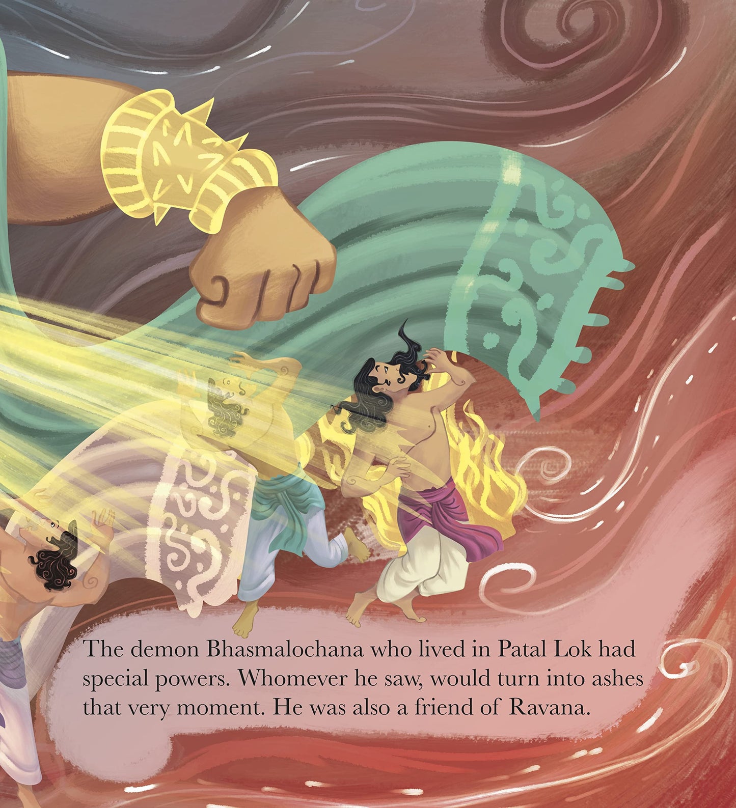 Giants and Demons : Bhasmalochana the Fiery-Eyed Demon by Shubha Vilas