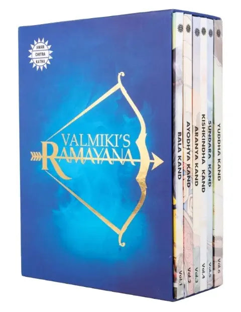 Amar Chitra Katha Valmiki's Ramayana Box Set of 6 Volumes