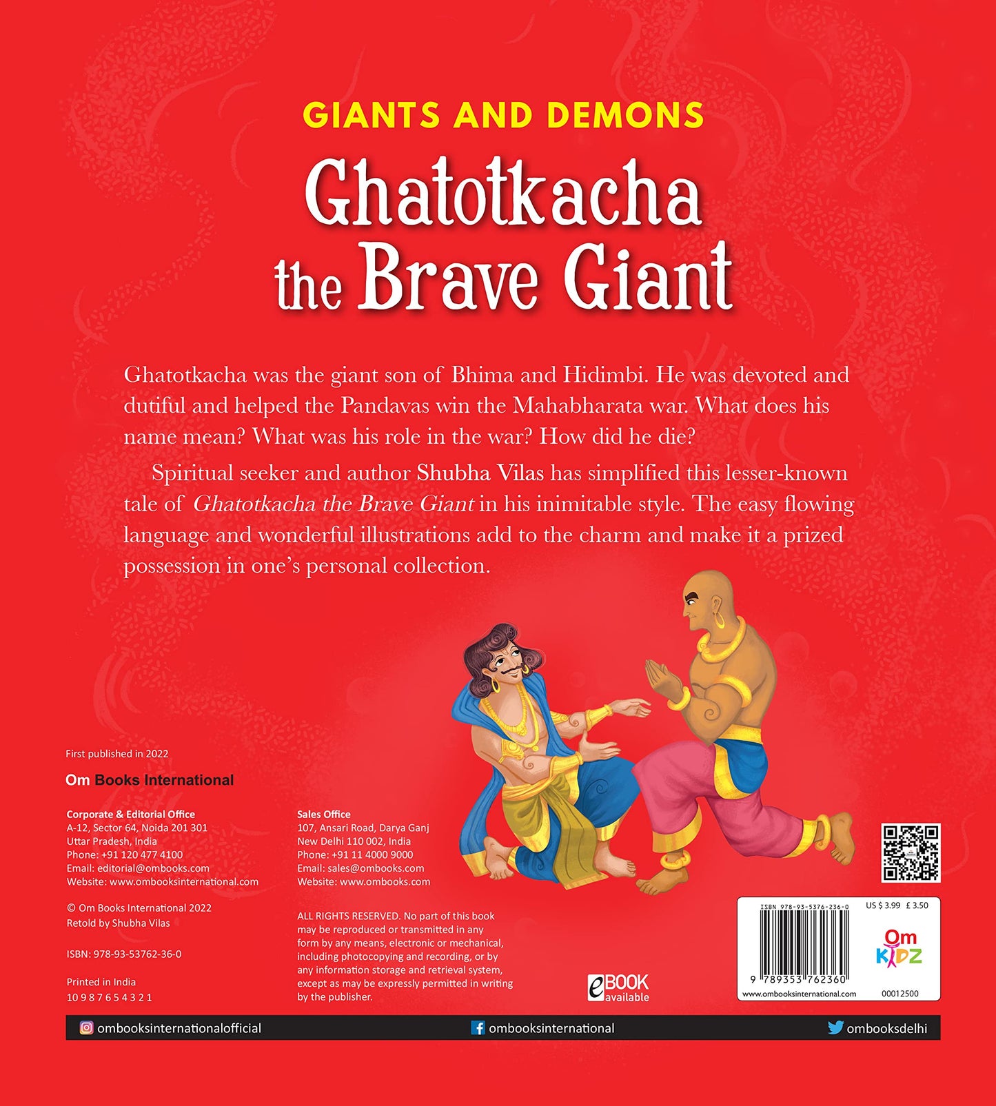 Giants and Demons : Ghatotkacha the Brave Giant By Shubha Vilas