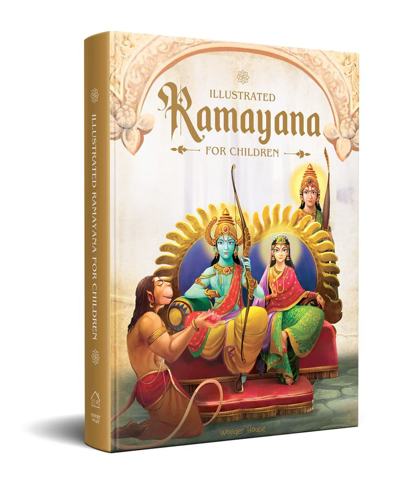 Illustrated Ramayana for children by Shubha Vilas - Hardbound & Color