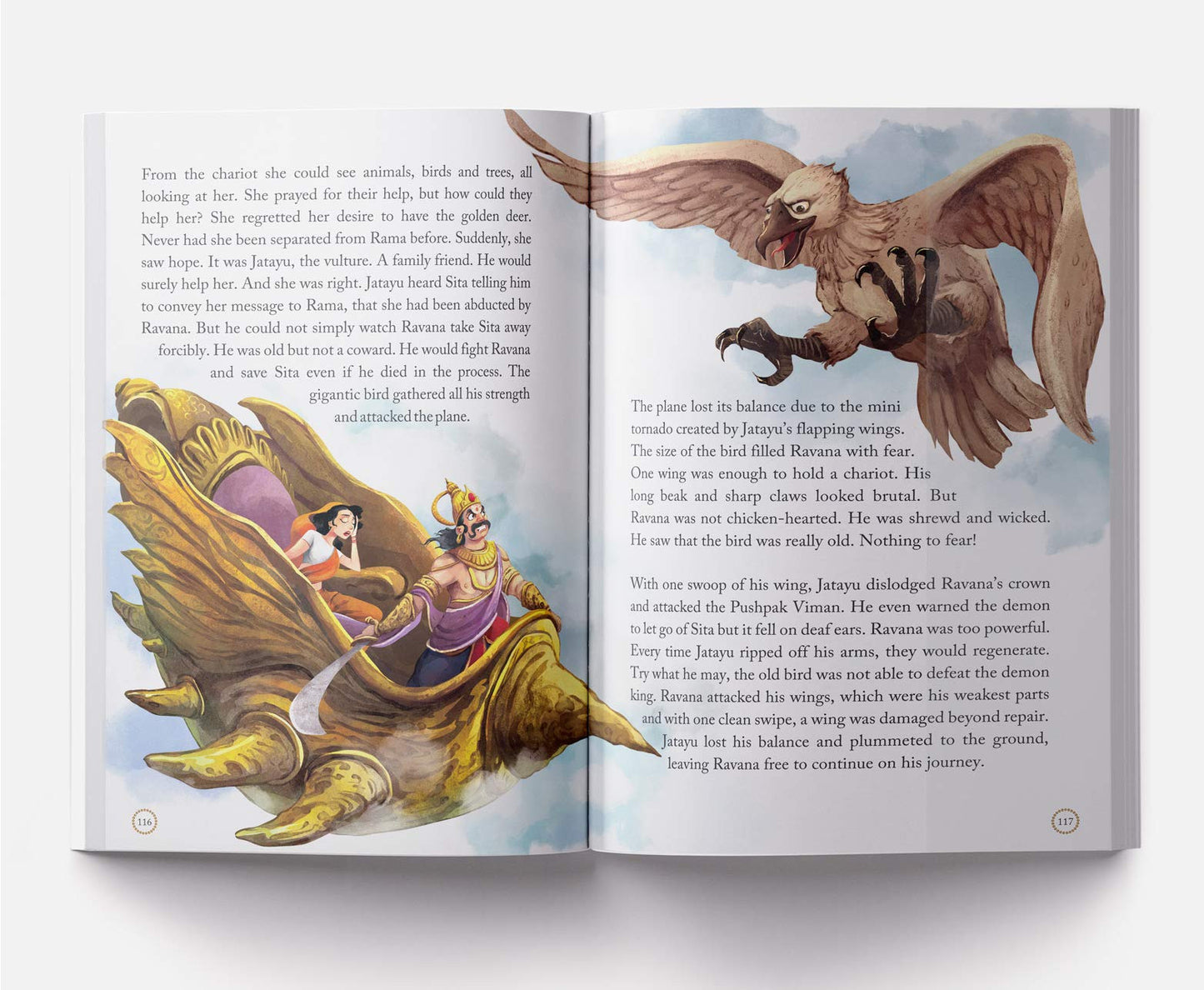 Illustrated Ramayana for children by Shubha Vilas - Hardbound & Color