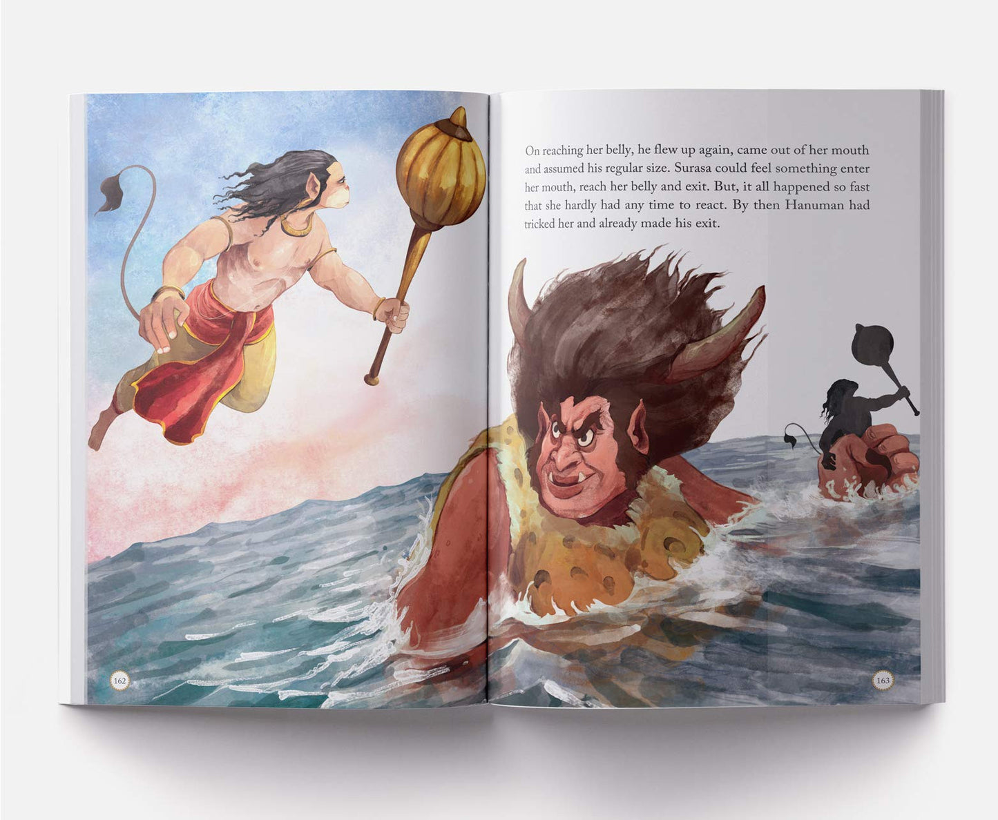 Illustrated Ramayana for children by Shubha Vilas - Hardbound & Color