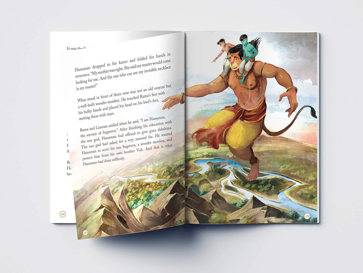 Illustrated Ramayana for children by Shubha Vilas - Hardbound & Color