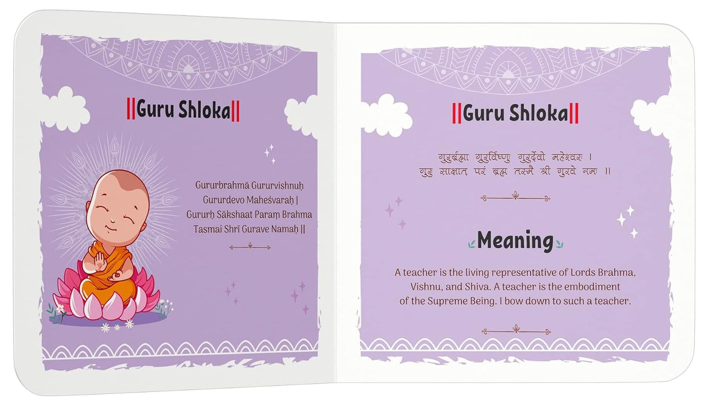Shlokas and Mantras For Kids - Illustrated Padded Board Book