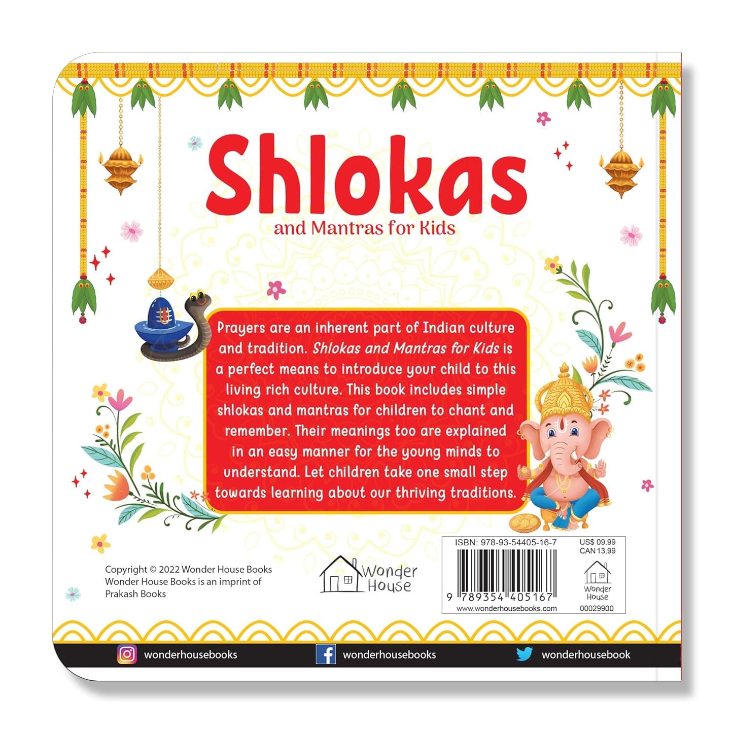 Shlokas and Mantras For Kids - Illustrated Padded Board Book
