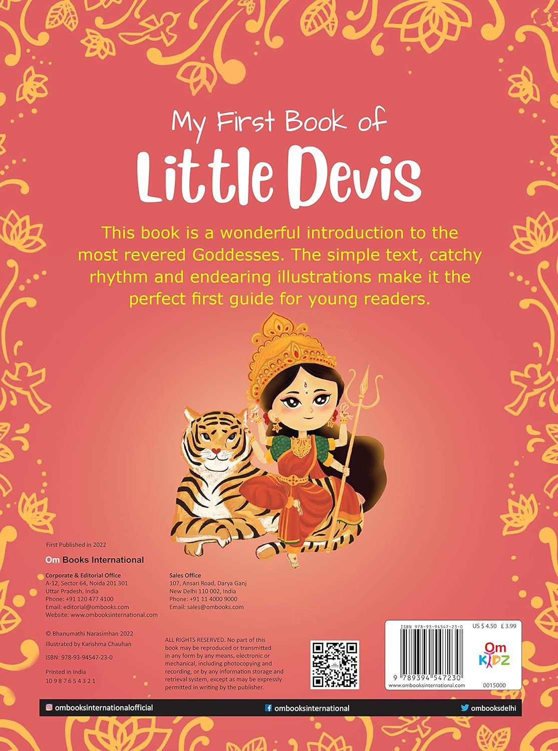 My First Book of Little Devis : Goddesses of india (Indian Mythology for Children) by Bhanumathi Narasimhan