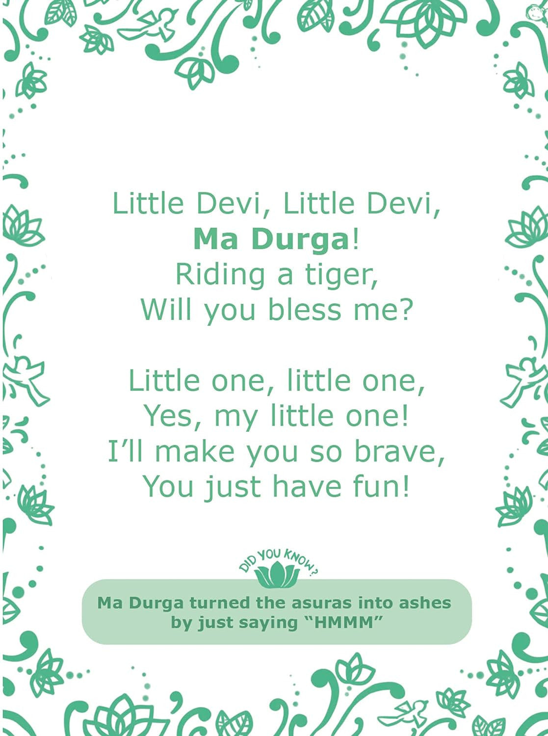 My First Book of Little Devis : Goddesses of india (Indian Mythology for Children) by Bhanumathi Narasimhan