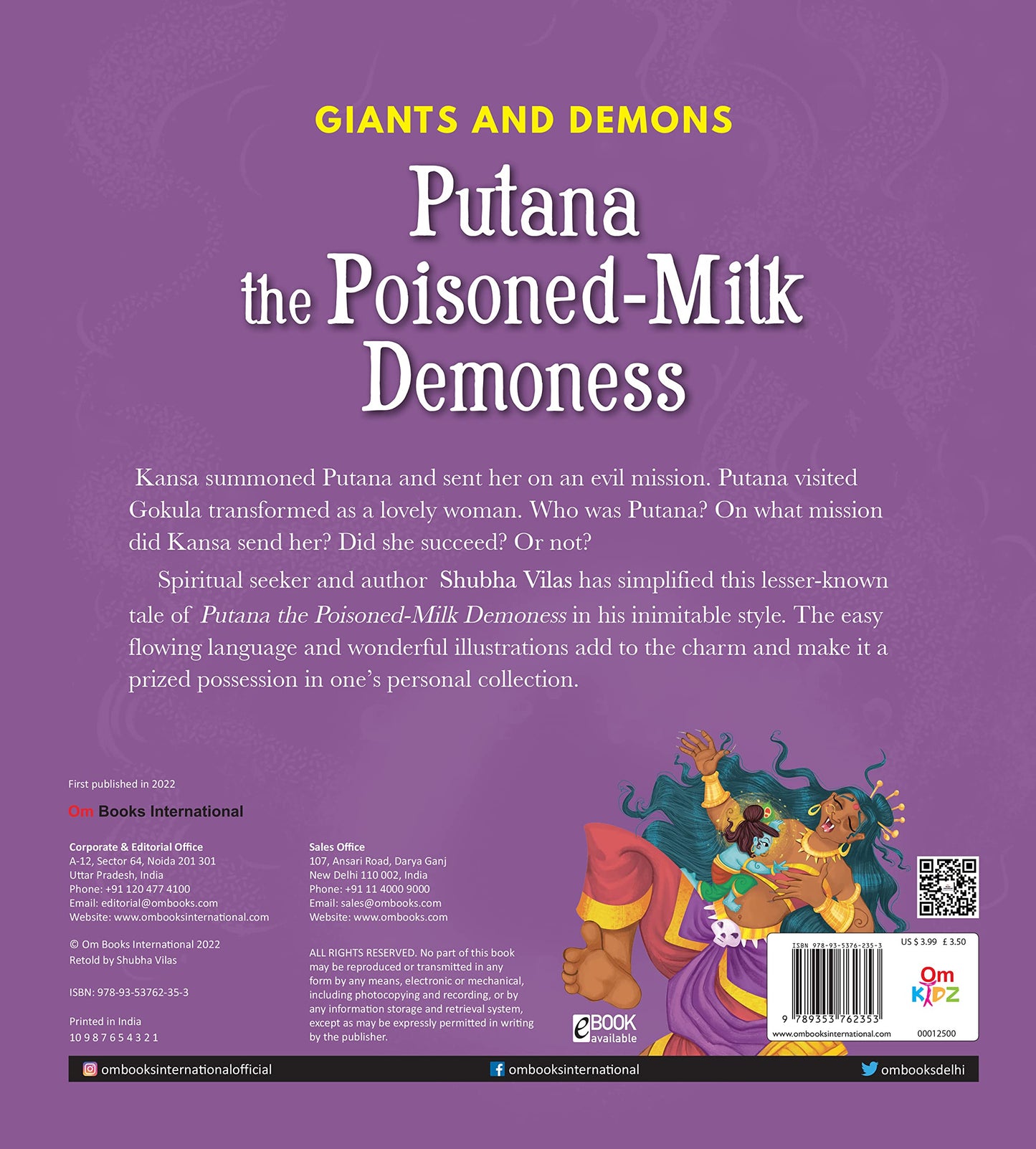 Giants and Demons : Putana the Poisoned-Milk Demoness By Shubha Vilas