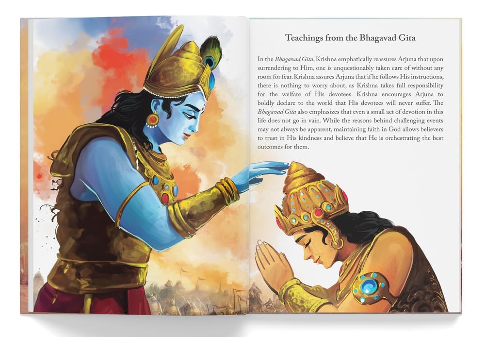 Illustrated Bhagavad Gita for Children-Timeless Teachings of Wisdom and Virtue- Shubha Vilas