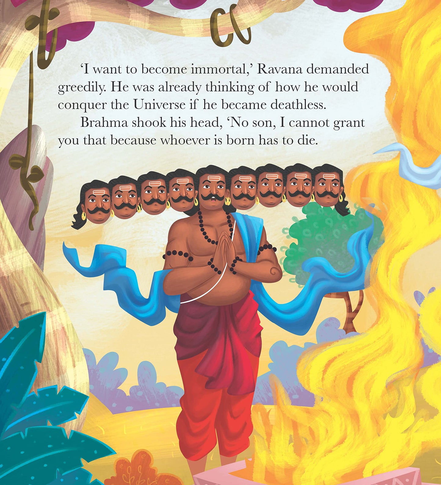 Gods of India : Brahma's Wise Boons By Shubha Vilas