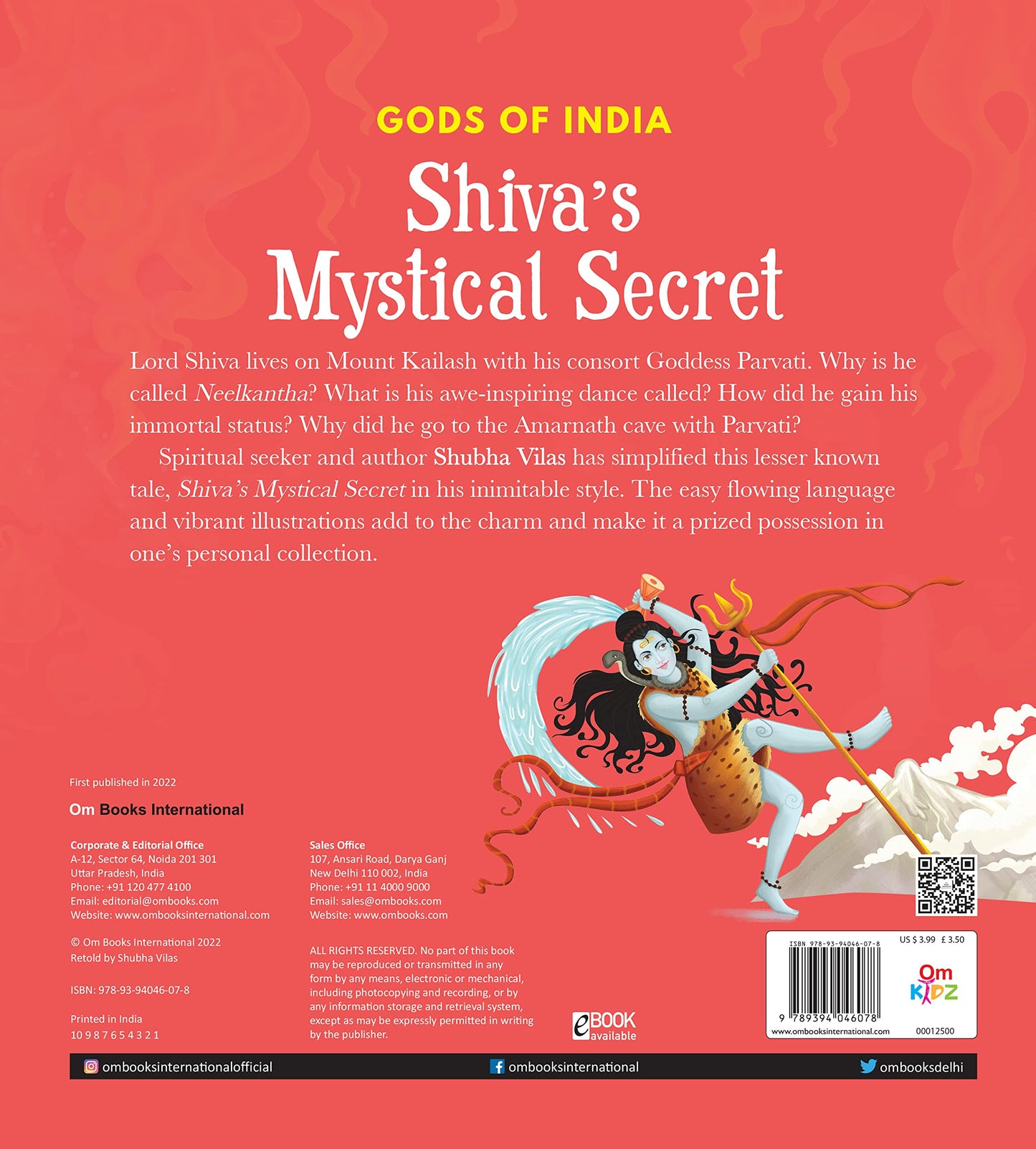 Gods of India : Shiva's Mystical Secret By Shubha Vilas
