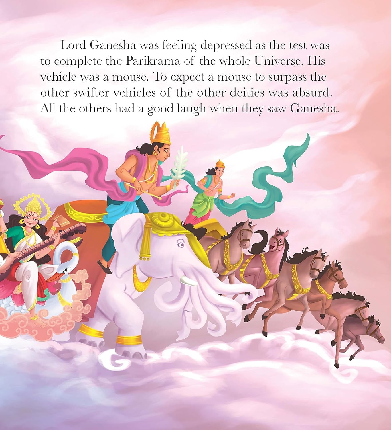 Gods of India - Ganesha Wins the Race by Shubha Vilas