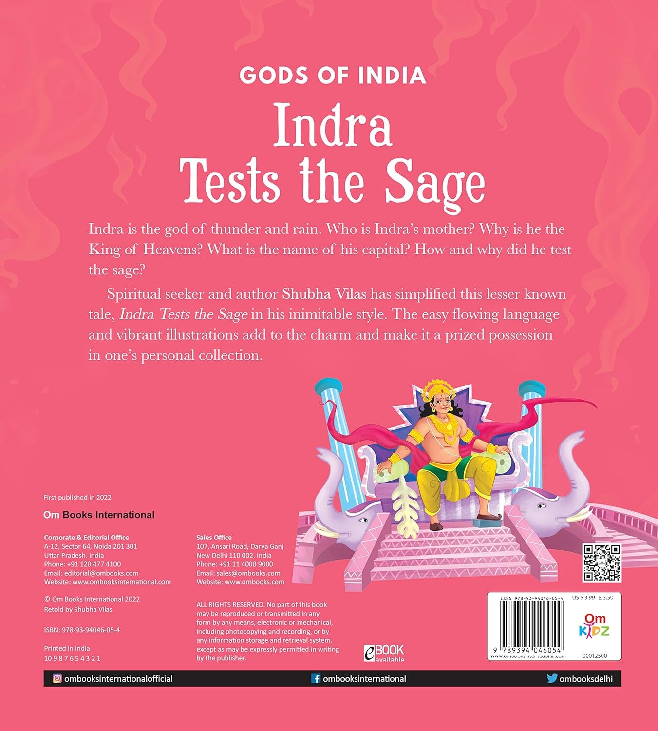 Gods of India - Indra Tests The Sage by Shubha Vilas