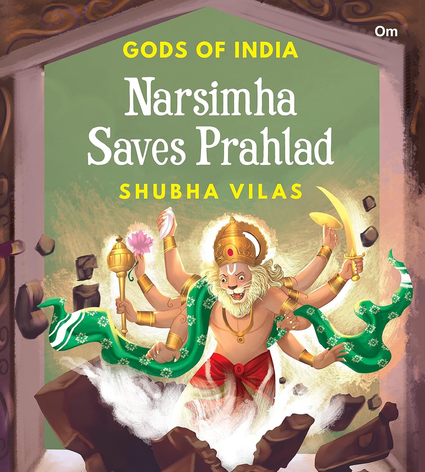 Gods of India - Narsimha Saves Prahlad by Shubha Vilas