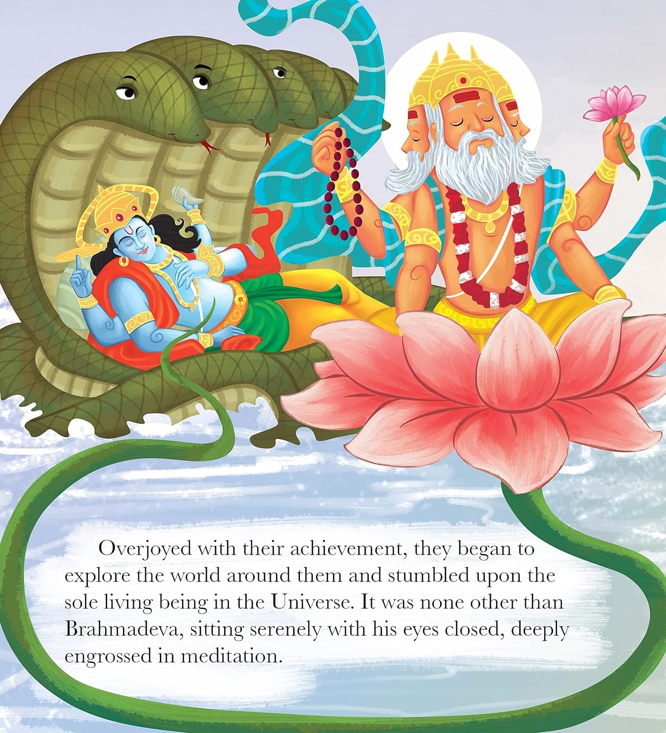 Gods of India - Vishnu Slays the Demons