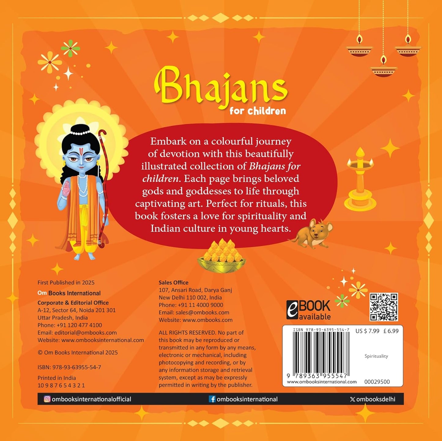 Bhajans for Children - Illustrated Board book for kids