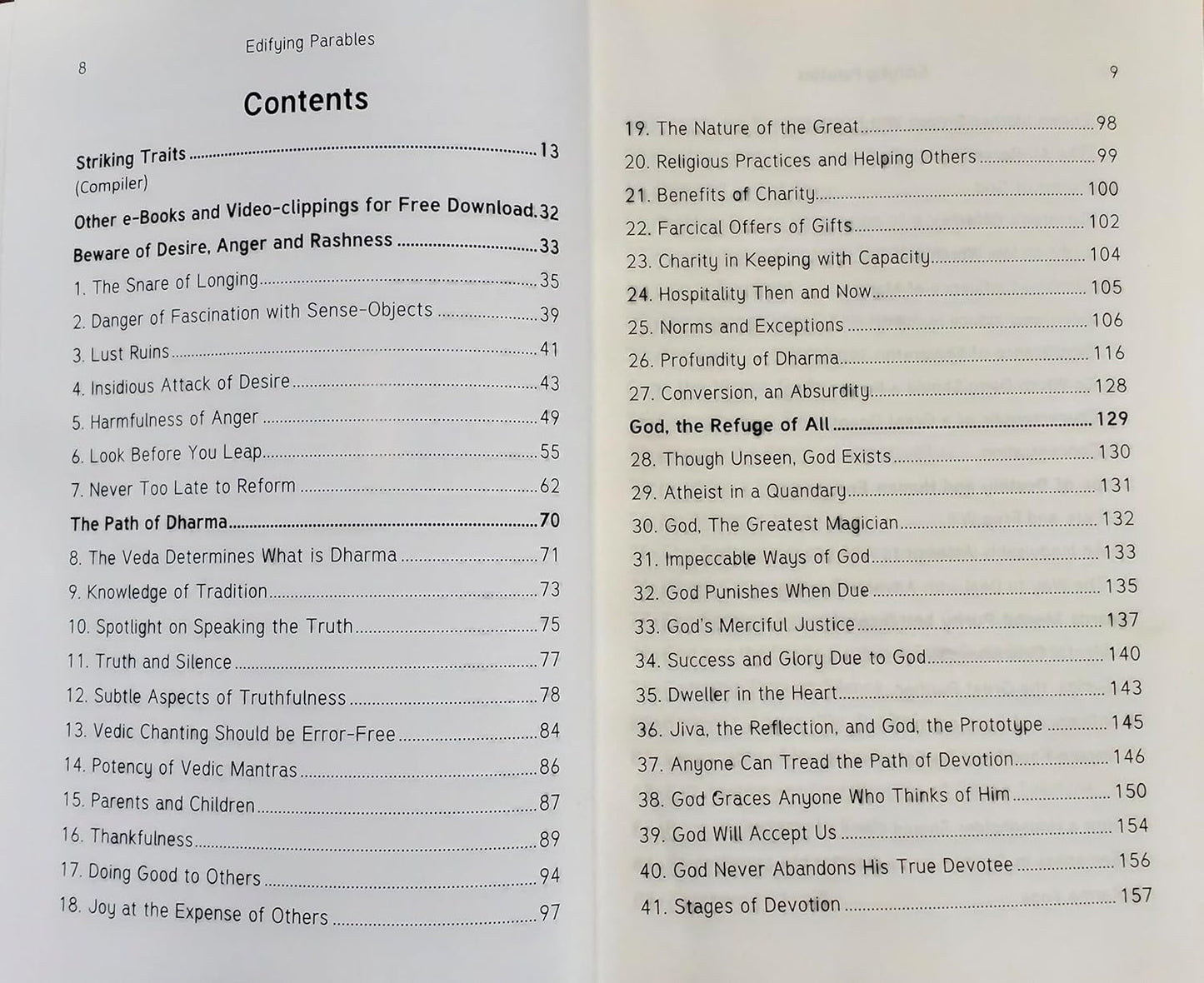 Edifying Parables of His Holiness Jagadguru Sri Abhinaya Vidyatheertha Mahaswamigal