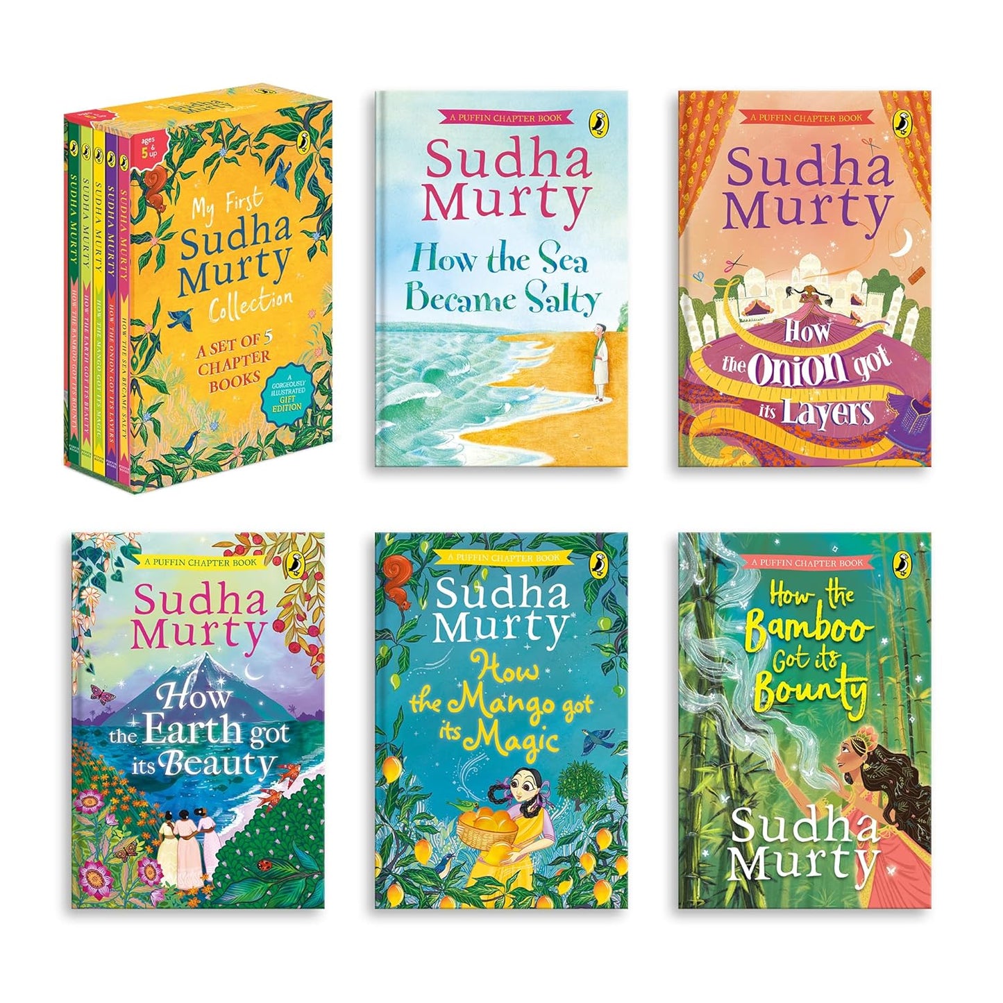 My First Sudha Murty Collection: A Set of 5 Chapter Books